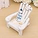 Buytra Miniature Fairy Garden Sea Beach Style Chair Ornament Outdoor Decor Home Article Wedding Cake Topper Decoration