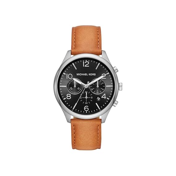 Michael Kors Reloj Cronógrafo para Hombre de Cuarzo con Correa en Cuero MK8661