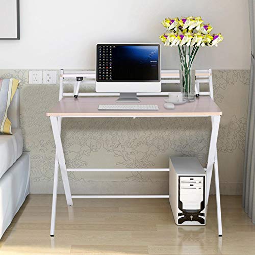 Folding Study Desk for Small Space Home Office Desk, Simple Laptop