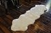 Nouvelle Legende Faux Fur Sheepskin Rug Soft and Stylish Luxury Duo 20 in. X 67 in. White