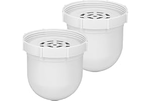 Molgoc Water Replacement Filter for Pitcher,Compatible with Clearly Filtered Water Filter Pitcher, 100-Gallon Long-Life, BPA 