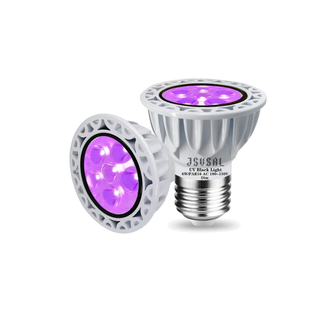 JSVSAL LED Blacklight Bulbs Dimmable,PAR16 E26
