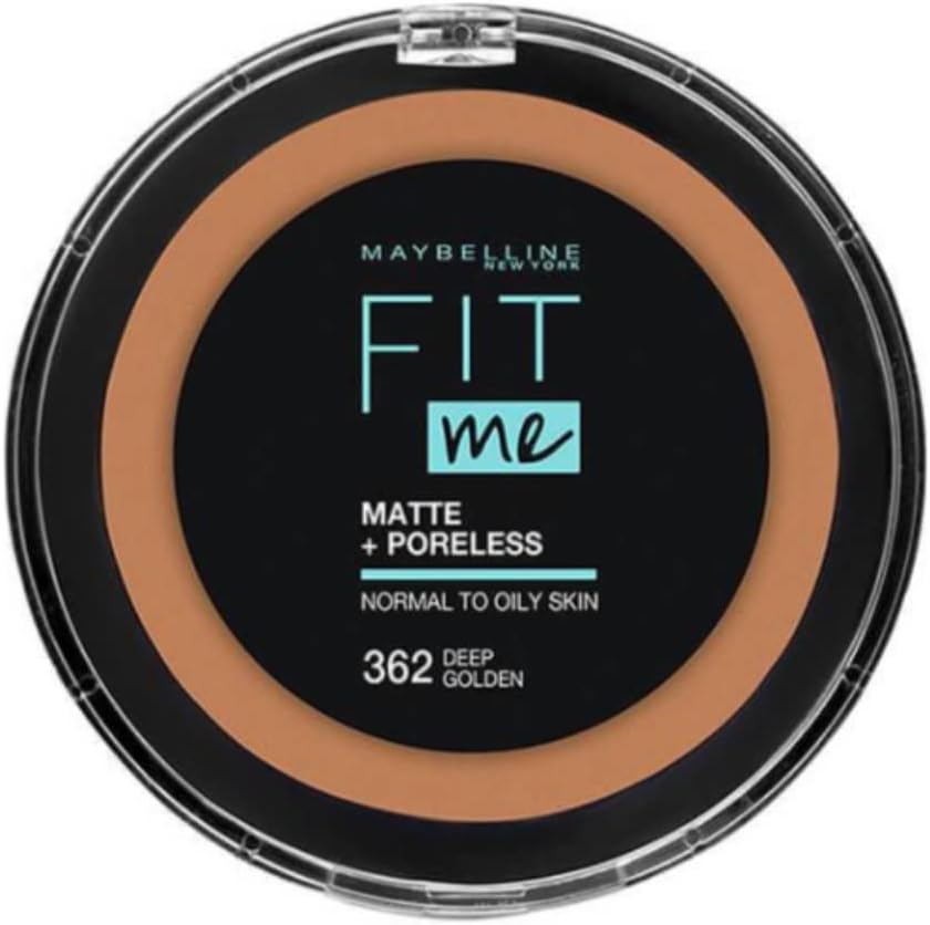 Maybelline Fit Me Matte + Poreless Powder Compact Normal/Oily 362 Deep Golden