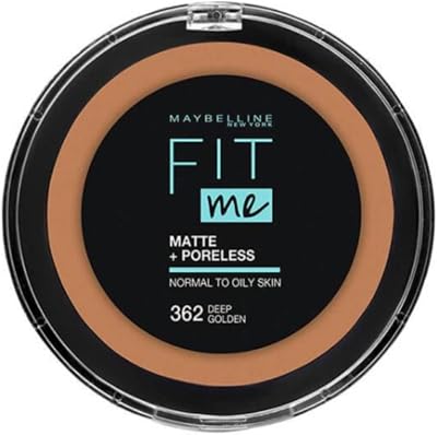 Maybelline Fit Me Matte + Poreless Powder Compact Normal/Oily 362 Deep Golden
