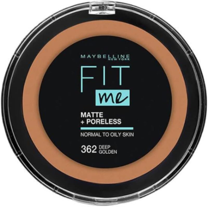 Maybelline Fit Me Matte + Poreless Powder Compact Normal/Oily 362 Deep Golden
