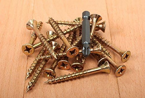 Wood Screw Trade Pack - Assortment 1 (1000 Screws + 5 FREE Bits)