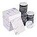 Pangda 60 Pieces Double Sided Adhesive Foam Pad Double Adhesive Tape, Rectangle and Round, White and Black