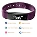 Semaco Fitness Tracker, Smart Activity Wristband with Pedometer Calorie Tracking Sleep Monitoring Sports Bracelet for Kids Women Men (Purple)