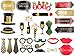 GOER 38Pcs Photo Booth Props for Birthday,2018 Graduation New Year Festival Party Supplies
