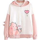CRB Fashion Womens Teens Animal Anime Cute Emo Dinosaur Cosplay Cartoon Shirt Hoodie Hoody Top Jumper Sweater