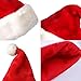 Bnikion Red Santa Hat for Kids 2 Pack Children Christmas Hats Plush Xmas Hat for Child Christmas New Year Party