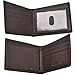 HOPSOOKEN RFID Leather Bifold Wallets Women Men Flipout Slim ID Wallet Trifold (Coffee (MID))