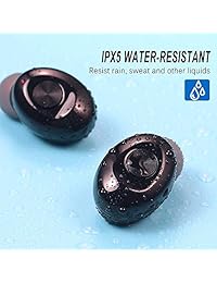 Wireless Earbuds, Wireless Headphones Bluetooth 5.0, 6D Stereo Sound, Clear Binaural  , 24H Playtime Charging Case, Noise Cancelling Mini TWS Earbuds, Sweatproof for iPhone & Android Gym Sport