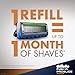 Gillette Fusion ProGlide Power Men's Razor Blade Refills, 6 Count, Mens Razors/Blades
