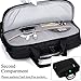 BRINCH(TM 17.3 inch New Soft Nylon Waterproof Laptop Computer Case Cover Sleeve Shoulder Strap Bag with Side Pockets Handles and Detachable for Laptop/Notebook/Netbook/Chromebook,Colour Black