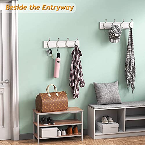 AMADA HOMEFURNISHING Coat Rack Wall Mount 2 Pack, Coat Hooks Wall Hooks