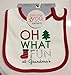 Carter's Just One You "Oh What Fun At Grandma's" Christmas Bib