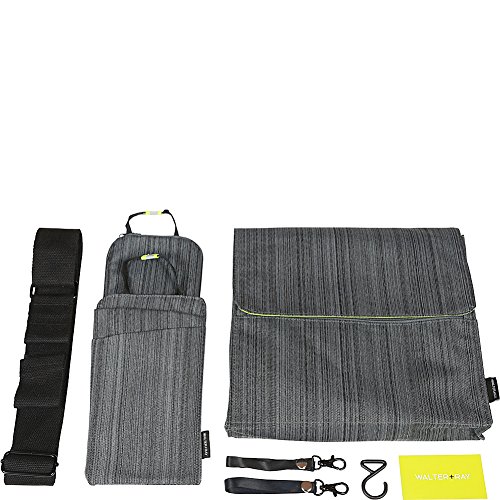 送料無料Walter ＆ Ray The Messenger Inflight Organizer (Grey/Blue)並行輸入