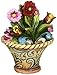 Enesco Jim Shore Heartwood Creek Mini Flower Figurne, 3-1/4-Inch