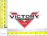 VICTORY Motorcycles USA Badges Motorbikes Bikers Sew Iron-On Patch Embroidered Appliques Badge Sign Costume