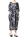 Mordenmiss Women's Printing Dress Travel Line Clothing (Large, Style 5-Dark Blue)