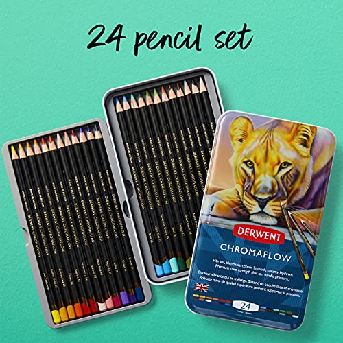 Derwent Chromaflow Colored Pencils Art Supplies for Drawing