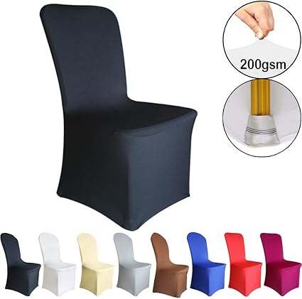 Tts 10x Housse De Chaise Extensible Lycra Couverture Chaise