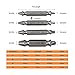 Damaged Screw Extractor Set Easy Out Screw Remover Extractor Kit Drill Bits for HSS High Speed Steel Hardness Extractor Tools, 4Pcs Stripped Screw Removers by Jelbo