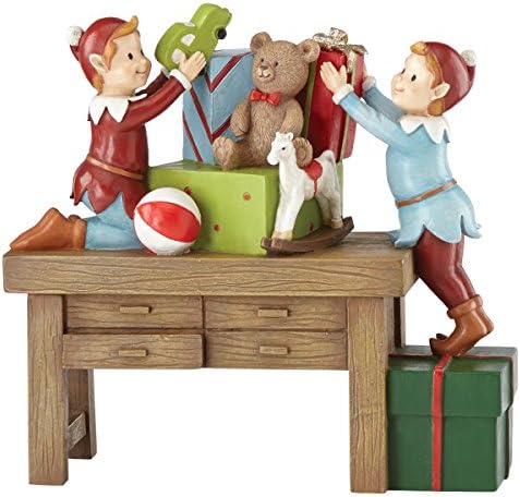 Kathy Ireland Home Once Upon a Christmas Elves at the Work Table Lenox Gorham