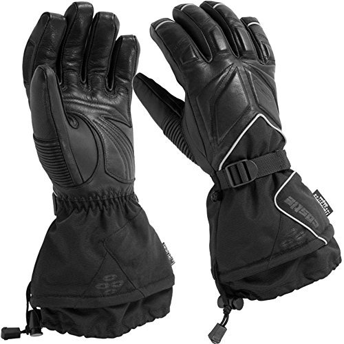 Castle X TRS G2 Mens Snowmobile Gloves Black LG