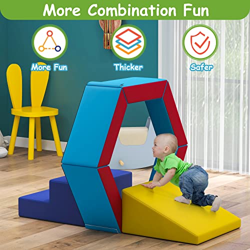 Betterhood Crawling and Sliding Soft Foam Block,Ball Pit Climbing Toys