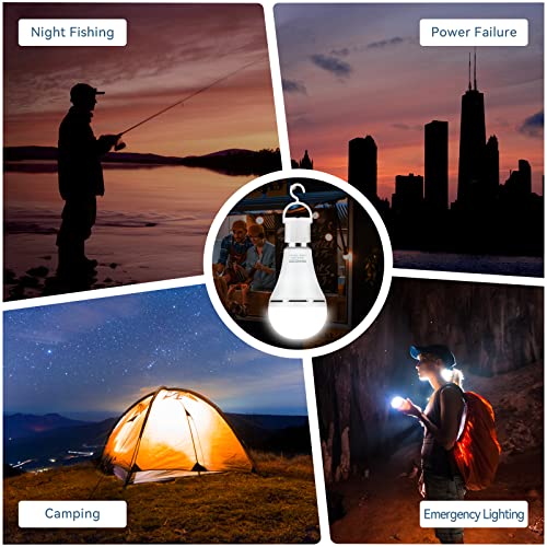 LED Emergency Light Bulb , Battery Backup, with Hook Switch,15W