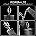 Pack of 2, 12-Stage Replacement Shower Water Filter Cartridges with Vitamin C for Hard Water - Compatible with Universal Shower Heads and Handheld Shower - Removing Chlorine, Heavy Metals, Sulfur Odor