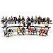 P4806 25 pcs All Seated Figures O scale 1:48 Painted People Model Railway NEW