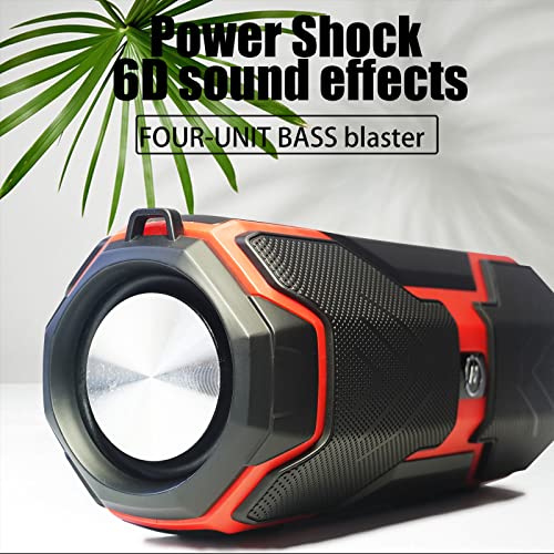 RUWQ Indoor and Outdoor Portable Bluetooth Speakers, Wireless Bluetooth Speakers, subwoofers, Fashionable and Cool Music Players