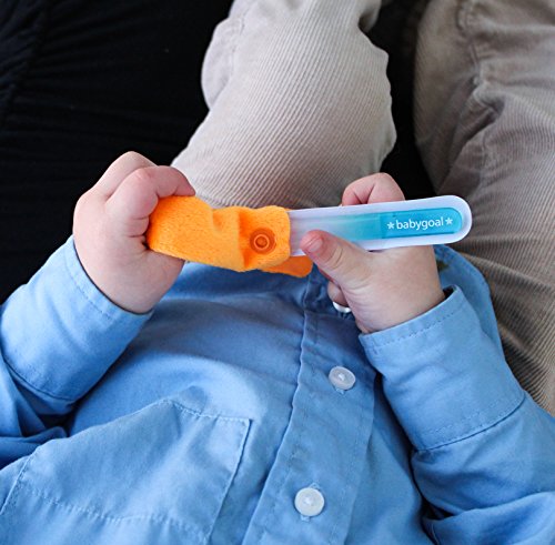 Babygoal Environmental Nail File for Baby, Genuine Czech Float Glass,3 Pack Baby Nail File, Perfect Gift for Newborns, Toddlers, Infant, Babies & Young Children(Baby Gift Set)3NF02-US