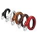 Set of 5 HBY Women Metal Fashion Skinny Leather Belt Elastic belt solid color