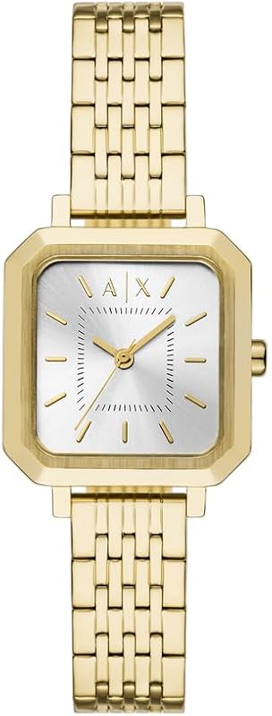 Orologio da donna, Quarzo Movimento a tre lancette e cassa da 27 mm con cinturino in acciaio inossidabile