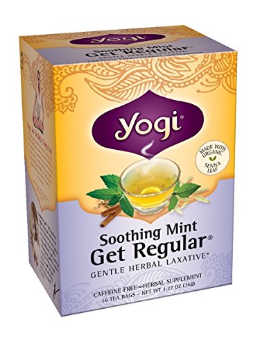 Yogi Tea, Soothing Mint Get Regular, 16 Count (Pack of 6), Packaging May Vary