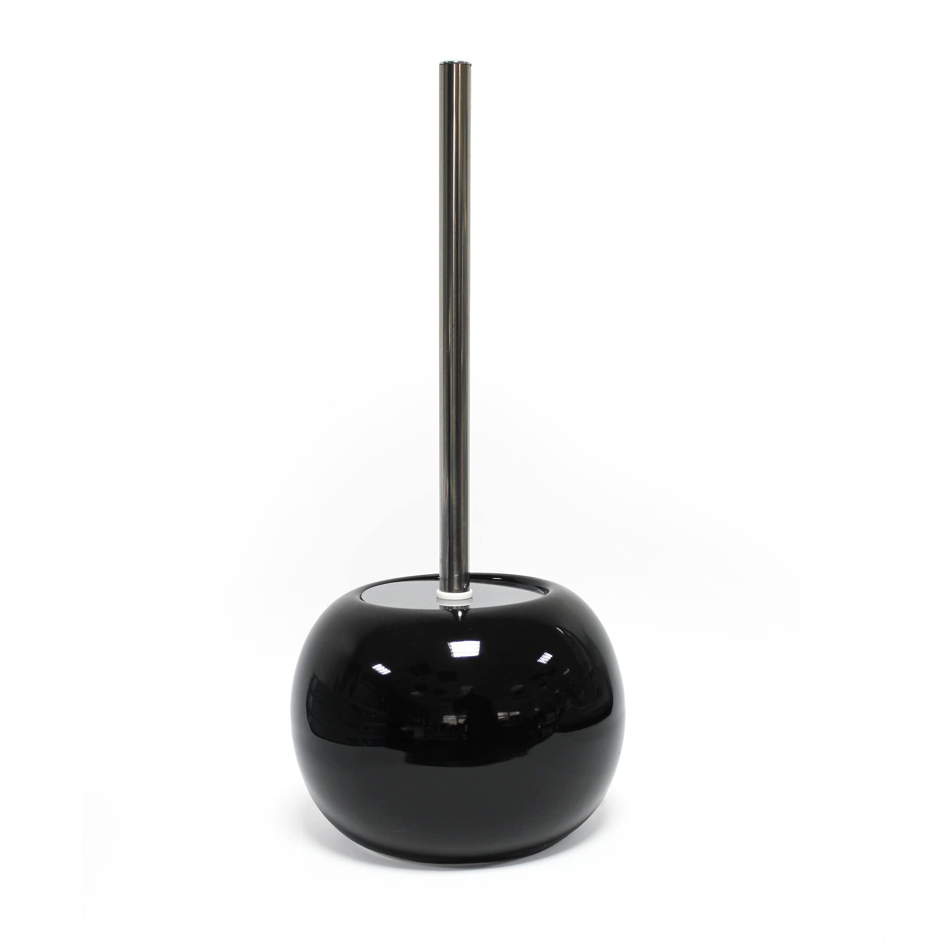 Douceur d'Intérieur Toilet Brush, Ceramic, Black, (0) 15.8 x 37 CM