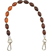 Tighall 16.54"/42cm Handbag Chain Straps, Acrylic Purse Chains Fashionable Replacement, Beaded Purse Strap Extender Accessories for Handbags Tote Underarm Bag（Colorful）