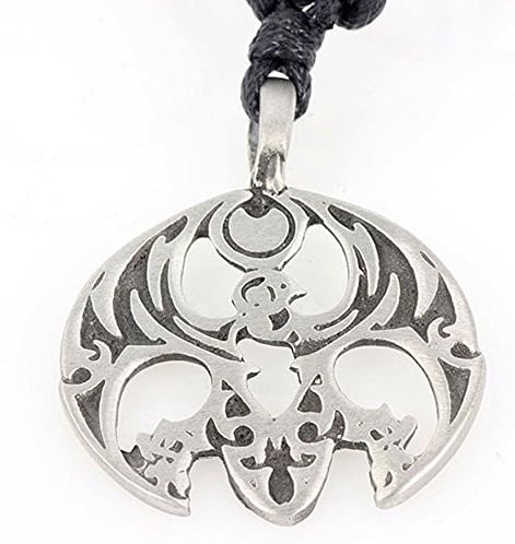 Phoenix Fire Bird Pewter Choker Jewelry Pendant Necklace
