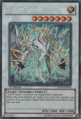 Yu-Gi-Oh! - Vylon Sigma (HA05-EN024) - Hidden Arsenal 5 - 1st Edition - Secret Rare