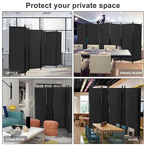 2023 Portable Room Divider, 6 Panel Partition Room Dividers, Privacy