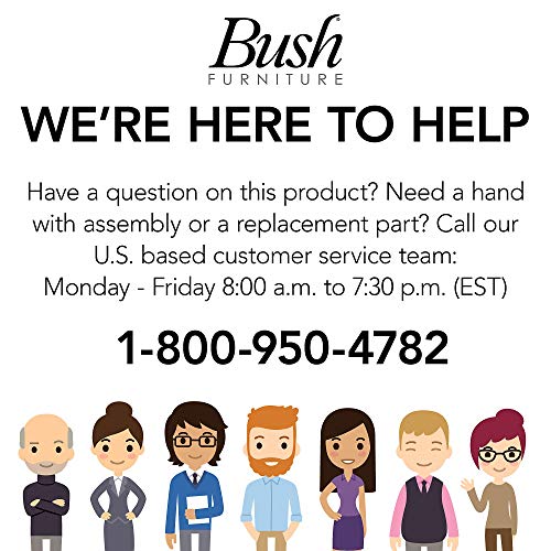 Bush Furniture Key West Bathroom Storage with Doors, Cape Cod