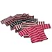 Doll T-Shirts Set of 10 - Doll Clothes fits All 18 Inch Dolls (Striped)