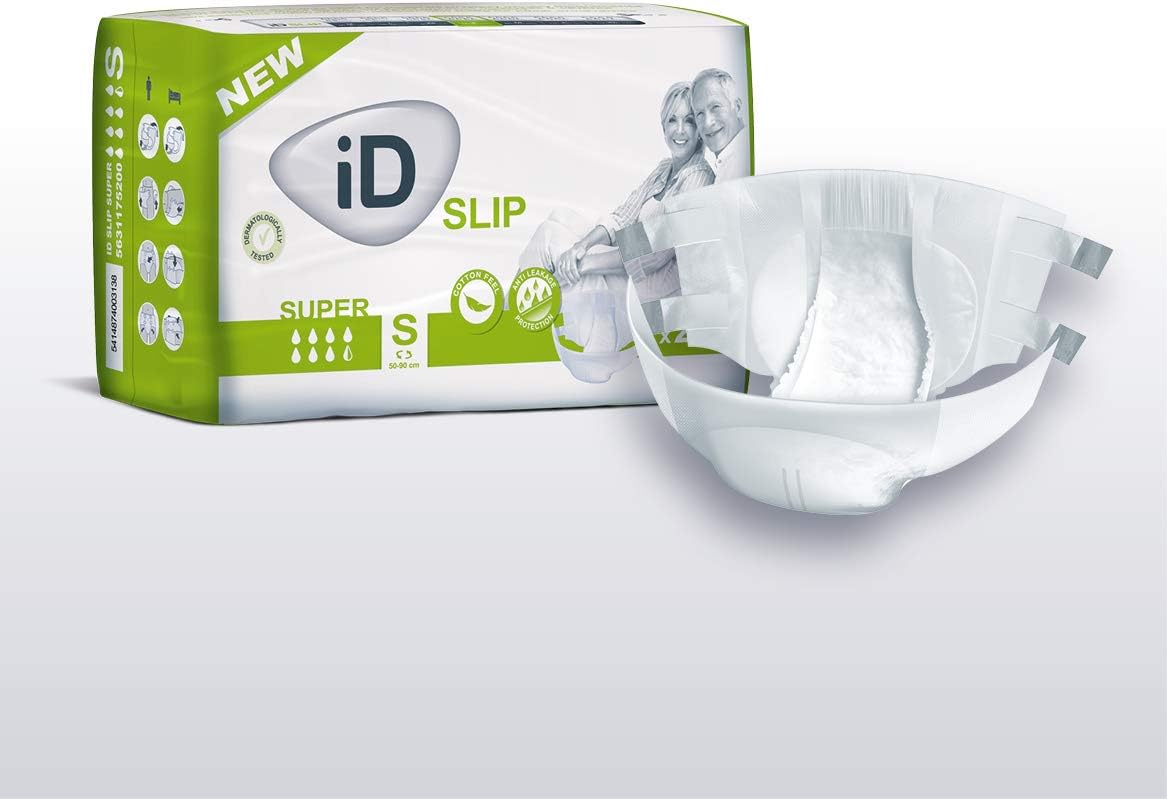 ID Expert Slip Disposable Super Incontinence Pads Small (5090 cm) Health