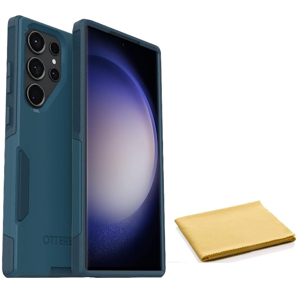 OtterBox Galaxy S23 Ultra (Only) - Commuter Series Case - Don't Be Blue, Slim & Tough, Pocket - Friendly - with Cleaning Cloth - Non-Retail Packaging