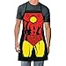 ICUP Marvel - Iron Man Be The Hero Character Adult Size 100% Cotton Adjustable Black Apron