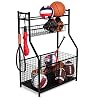 BIRDROCK HOME Sports Equipment Ball Storage Rack for Garage – Baseball, Tennis, Football, Gym and Basketball Gear…